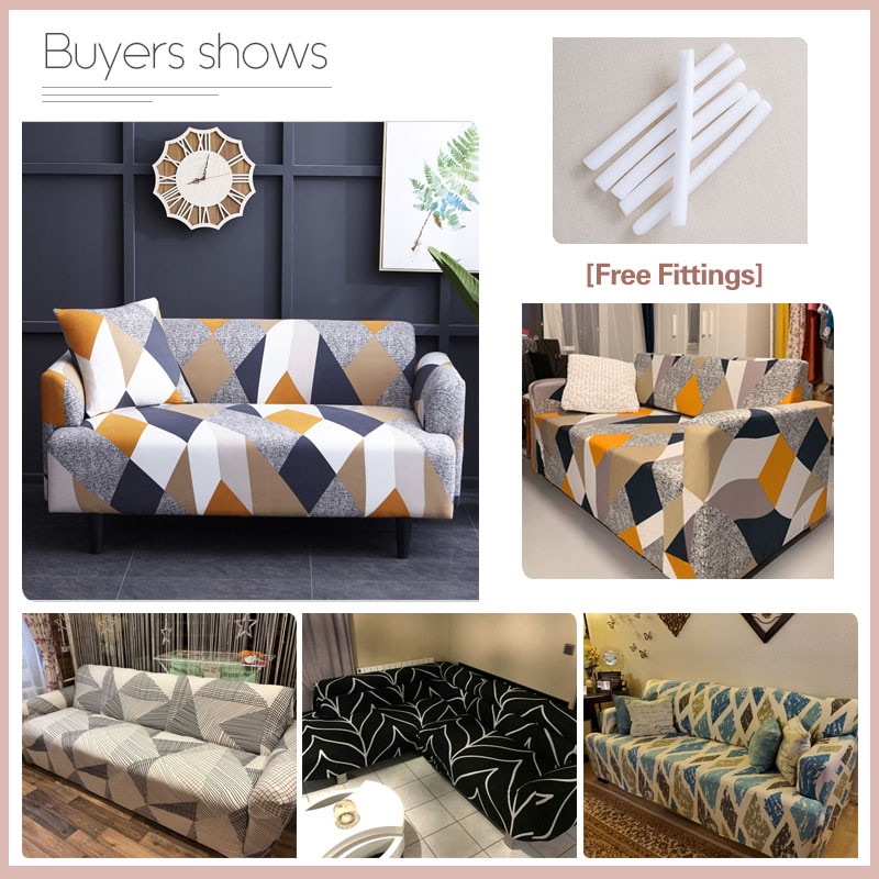 Coolazy – housse extensible pour canapé et fauteuil, Plaid, pour 1/2/3/4 places, décoration d’intérieur, pour salon